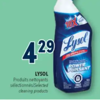 Familiprix LYSOL, Selected cleaning products offer