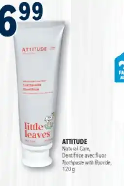 Familiprix Attitude watermelon gel toothpaste for kids 120g offer