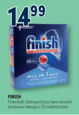 Familiprix FINISH, Powerball, Dishwasher detergent, 55 tabs offer