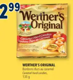 Familiprix WERTHER'S ORIGINAL, Caramel hard candies, 135 g offer