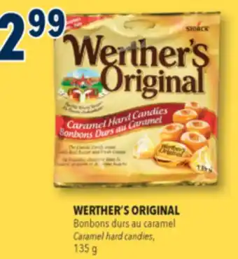 Familiprix WERTHER'S ORIGINAL, Caramel hard candies, 135 g offer