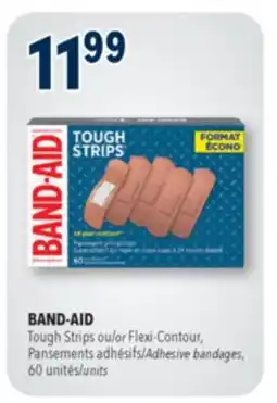 Familiprix BAND-AID, Tough Strips or Flexi-Contour, Adhesive bandages, 60 units offer