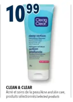 Familiprix CLEAN & CLEAR, Acne and skin care, selected products offer