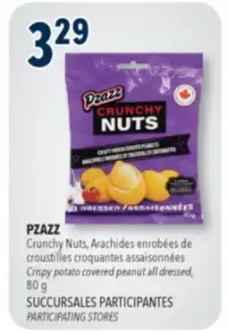 Familiprix PZAZZ, Crunchy Nuts, Crispy potato covered peanut all dressed, 80 g offer