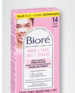 Familiprix BIORÉ, Selected facial care products offer