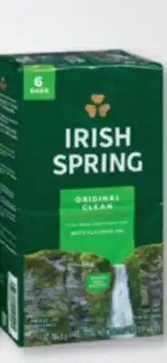 Familiprix IRISH SPRING, Soap, 6 x 104,5 g offer