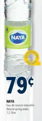Familiprix NAYA Eau de source naturelle, 1,5 litre offer