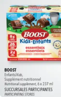Familiprix BOOST Kids Nutritional supplement, 6 x 237 ml offer