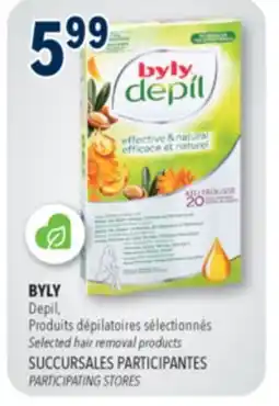 Familiprix BYLY, Depil, Selected hair removal products offer