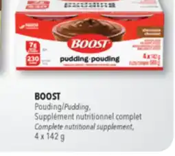 Familiprix BOOST, Pudding, Complete nutritional supplement, 4 x 142 g offer