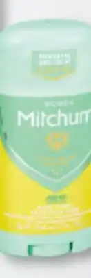 Familiprix MITCHUM, Selected antiperspirants or deodorants offer