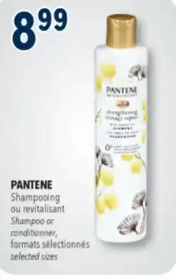 Familiprix Pantene, Shampoo or conditionner, selected sizes offer