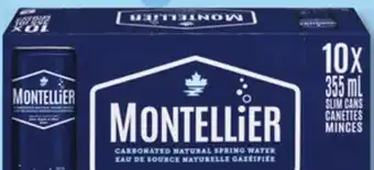 IGA MONTELLIER CARBONATED NATURAL SPRING WATER offer