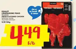 IGA RICARDO FRESH FLATTENED CHICKEN offer