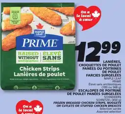 IGA FROZEN BREADED CHICKEN STRIPS, NUGGETS OR CUTLETS OR STUFFED CHICKEN BREASTS offer