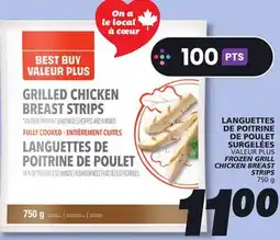 IGA VALEUR PLUS FROZEN GRILL CHICKEN BREAST STRIPS offer