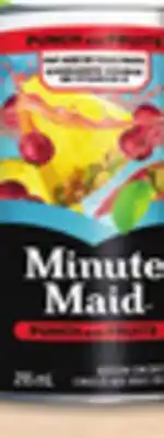 IGA MINUTE MAID FROZEN FRUIT DRINK offer