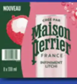 IGA MAISON PERRIER CARBONATED MINERAL OR SPRING WATER offer