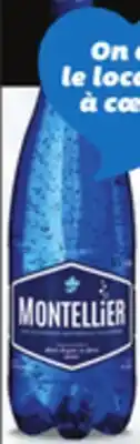 IGA MONTELLIER CARBONATED NATURAL SPRING WATER offer
