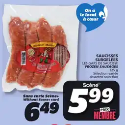 IGA LES GARS DE SAUCISSE FROZEN SAUSAGES offer