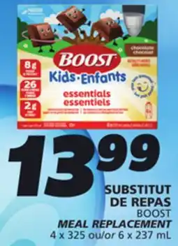 IGA MEAL REPLACEMENT offer