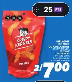 IGA KRISPY KERNELS NUT MIX OR SNACKS offer
