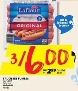 IGA LAFLEUR WIENERS offer
