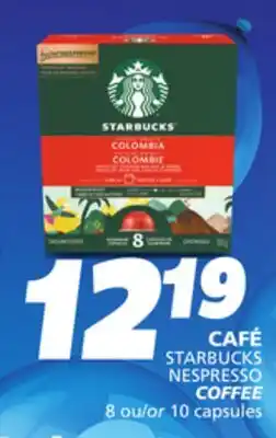 IGA STARBUCKS NESPRESSO COFFEE offer