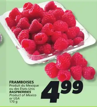 IGA RASPBERRIES offer