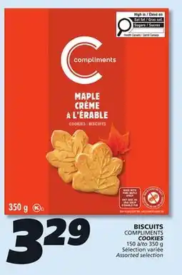 IGA COMPLIMENTS COOKIES offer