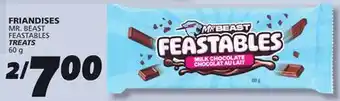 IGA MR. BEAST FEASTABLES TREATS offer