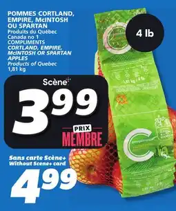 IGA COMPLIMENTS McINTOSH APPLES offer