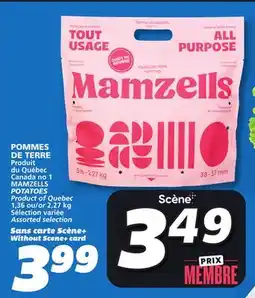 IGA MAMZELLS POTATOES offer