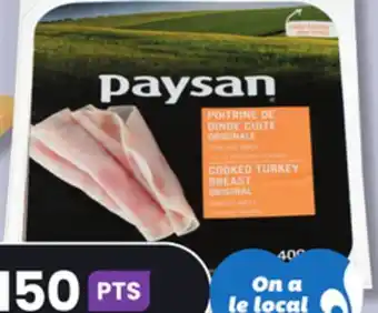 IGA PAYSAN SHAVED TURKEY OR HAM OR CHOPPED HAM offer