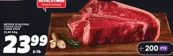 IGA STERLING SILVER T-BONE STEAK offer