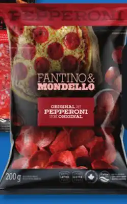 IGA FANTINO & MONDELLO SLICED SALAMETTI OR DELI MEAT OR DRIED SAUSAGE offer