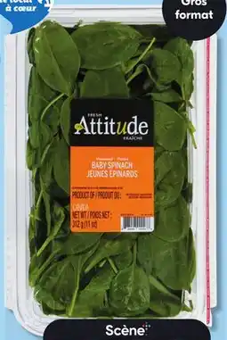 IGA ATTITUDE FRAÎCHE LETTUCE OR LETTUCE MIX WITHOUT TOPPINGS offer