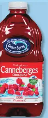 IGA OCEAN SPRAY FRUIT COCKTAIL offer