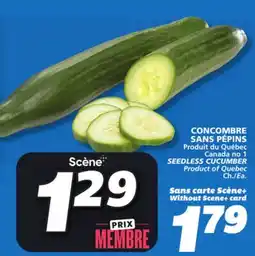 IGA SEEDLESS CUCUMBER offer
