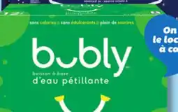 IGA BUBLY CARBONATED NATURAL SPRING WATER OR WATER-BASED SPARKLING DRINK offer
