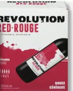 IGA REVOLUTION RED WINE offer