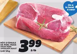 IGA FRESH PORK SHOULDER ROAST offer
