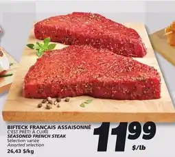 IGA SEASONED FRENCH STEAK offer