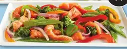 IGA C'EST PRÊT! À CUIRE SALMON OR SHRIMP TRAY WITH VEGETABLES offer