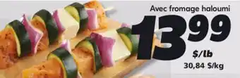IGA FRESH CHICKEN BROCHETTES WITH VEGETABLES offer