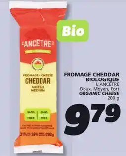 IGA L'ANCÊTRE Doux, Moyen, Fort ORGANIC CHEESE offer