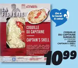 IGA LA FISHERIE FROZEN CAPTAIN'S SHELL offer