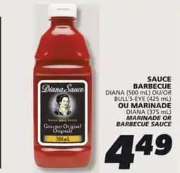 IGA DIANA (375 mL) MARINADE OR BARBECUE SAUCE offer