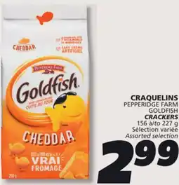 IGA PEPPERIDGE FARM GOLDFISH CRACKERS offer