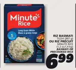 IGA MINUTE RICE BASMATI OR PRECOOKED RICE offer